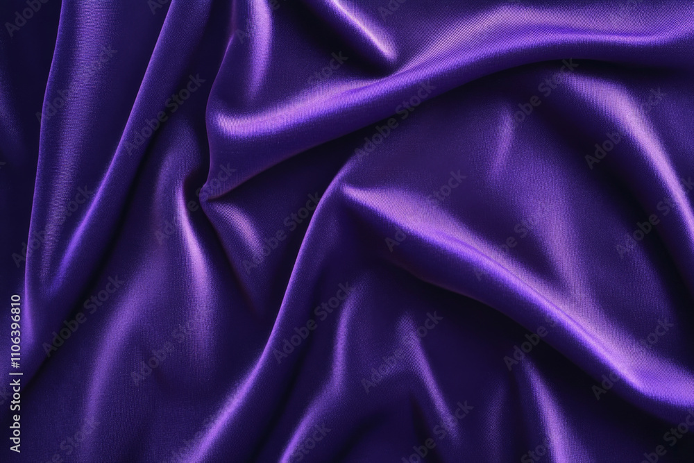 Obraz premium Smooth velvet fabric texture, deep purple tones with a soft, luxurious sheen, elegant and tactile