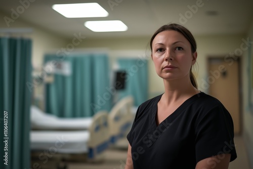 Free Download A professional female nurse stands in the foreground - GFXLoad