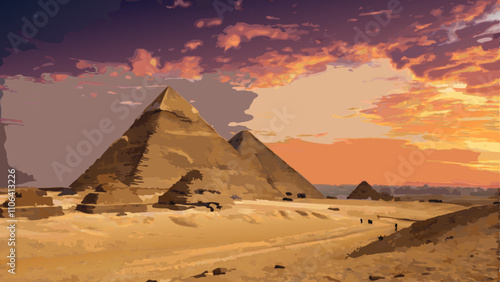 pyramids of giza