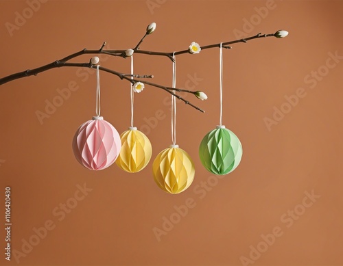 Spring Celebration with Pastel Egg Ornaments