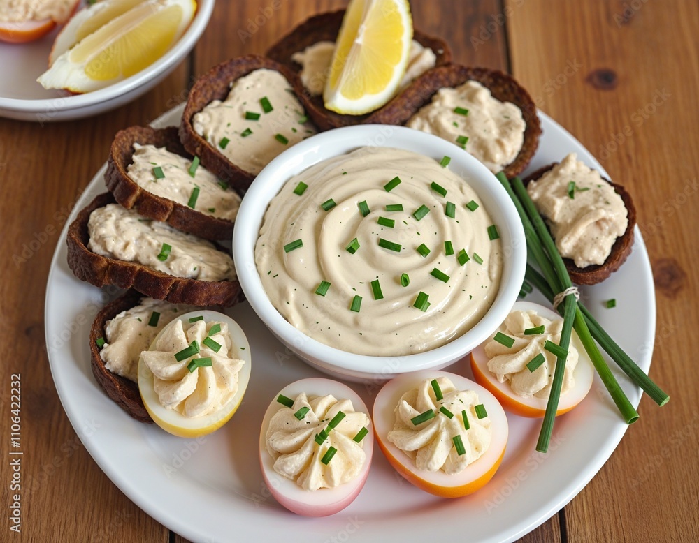 Gourmet Chicken Spread Appetizer Platter Gourmet Chicken Spread Appetizer Platter