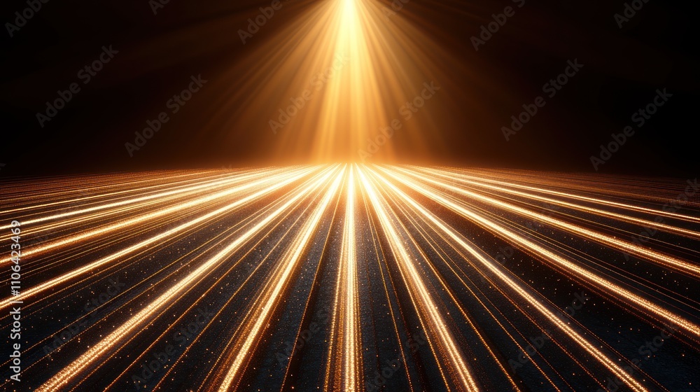 Golden Light Trails: A Vision of Radiance and Progress Golden Light Trails: A Vision of Radiance and Progress