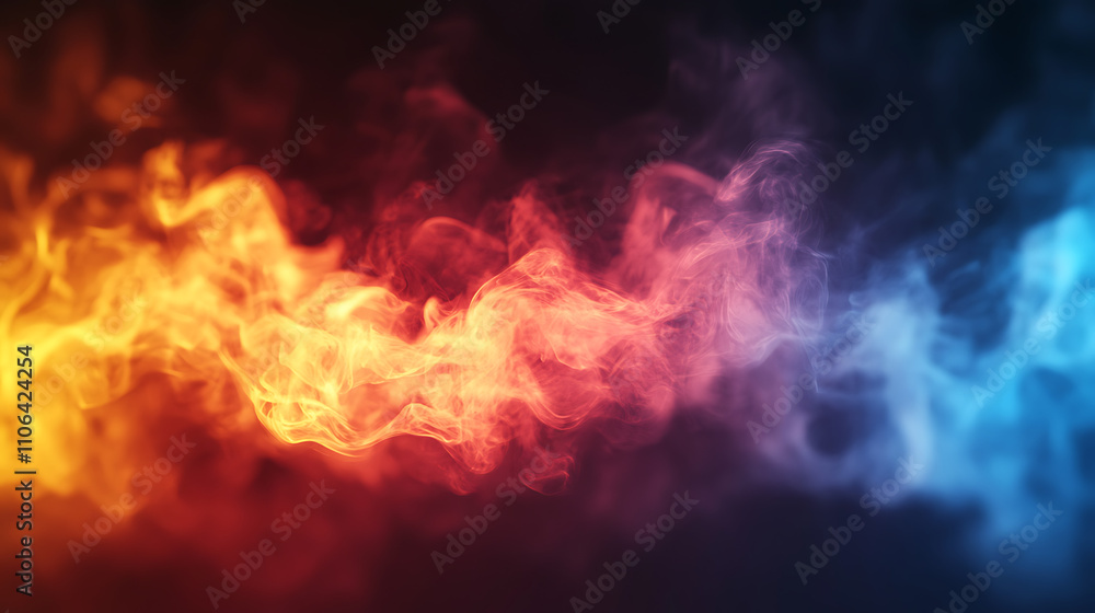 Abstract Thermal Camera Heat Signature Artistic Background Abstract Thermal Camera Heat Signature Artistic Background