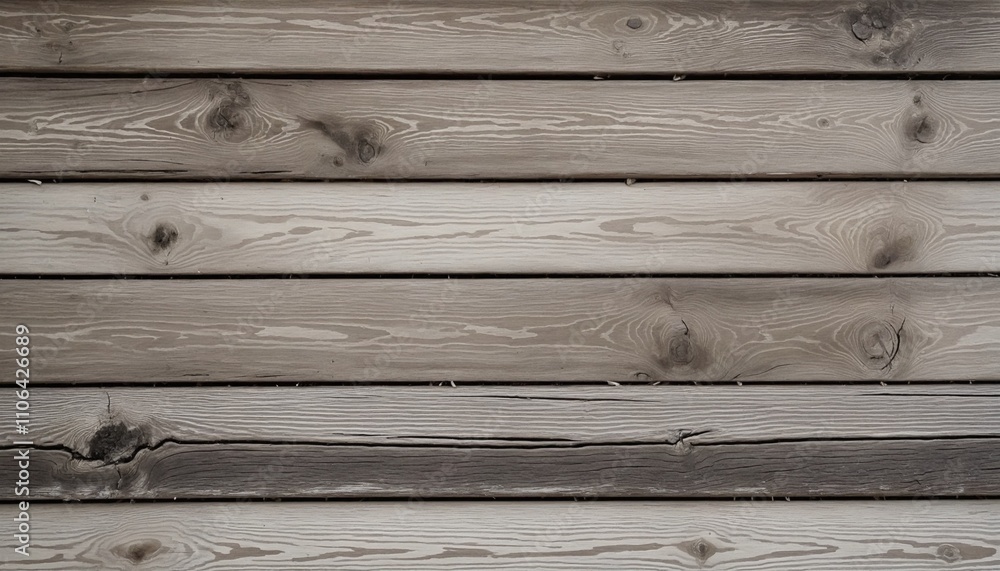 Naklejka premium Weathered Wooden Planks with Distressed Finish Revealing Natural Grain