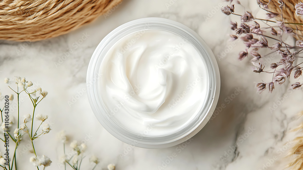 Pure white creamy lotion skin care cream or yoghurt texture background pattern, top view, high resolution photo Pure white creamy lotion skin care cream or yoghurt texture background pattern, top view, high resolution photo