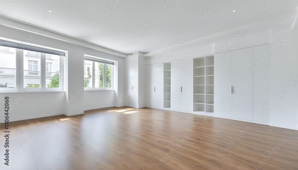 Simple and bright design of a cozy white room Simple and bright design of a cozy white room