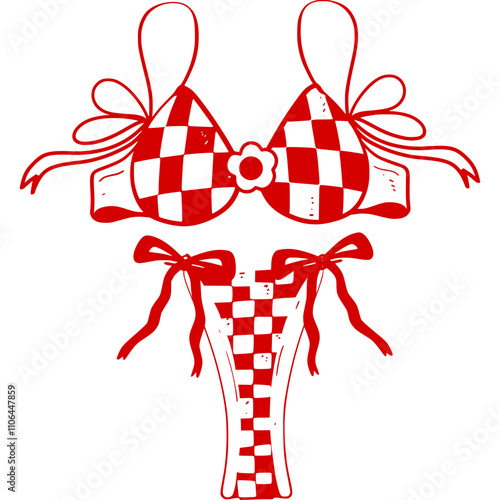 bikini coquette clipart, cute, y2k, coquette aesthetic, bows clipart, crafts Bows Coquette, Coquette, pink ribbon, Pink Coquette Ribbon Fashion clipart Decoration valentine gift