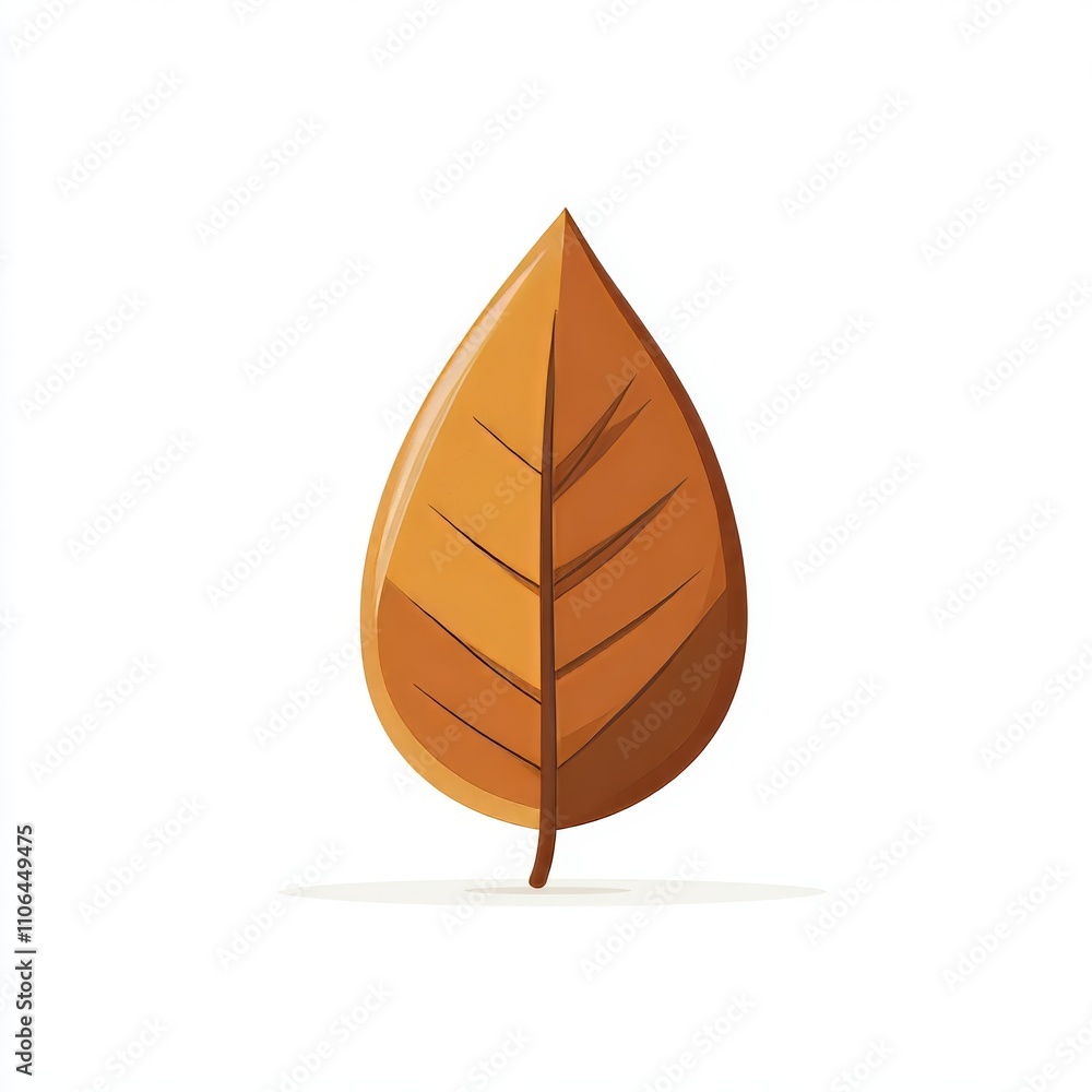 Autumnal Leaf Illustration Autumnal Leaf Illustration