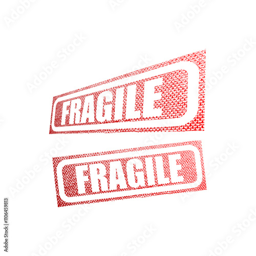 set of fragile stamps