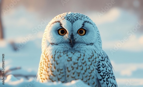 owl christmas A snowy owl in the wintery landscape of alberta,  animal, decoration, season, bird photo