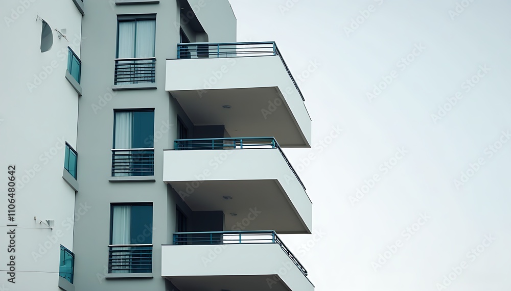 Elegant modern balcony design in an apartment, feel the beauty of urban life. Elegant modern balcony design in an apartment, feel the beauty of urban life.