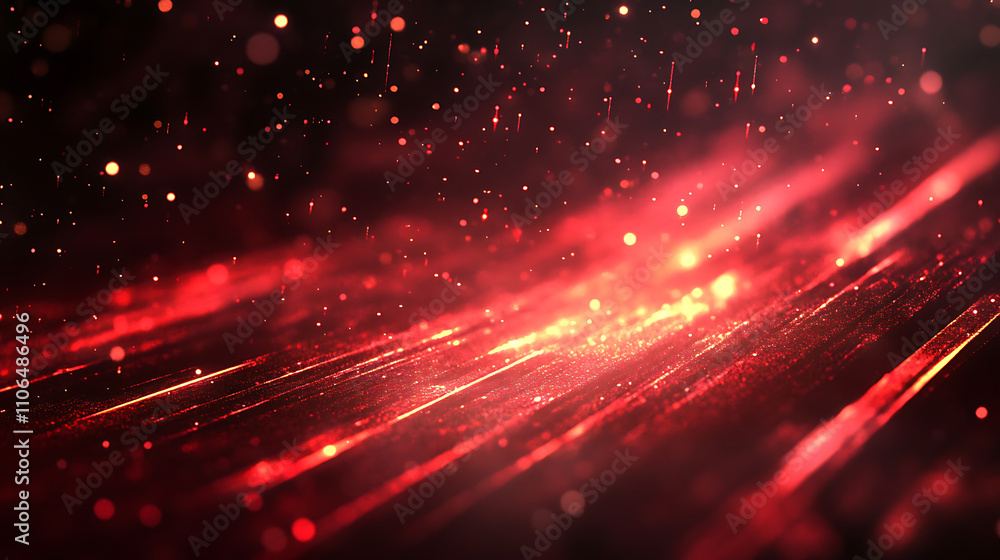 An abstract background of light and red lines An abstract background of light and red lines