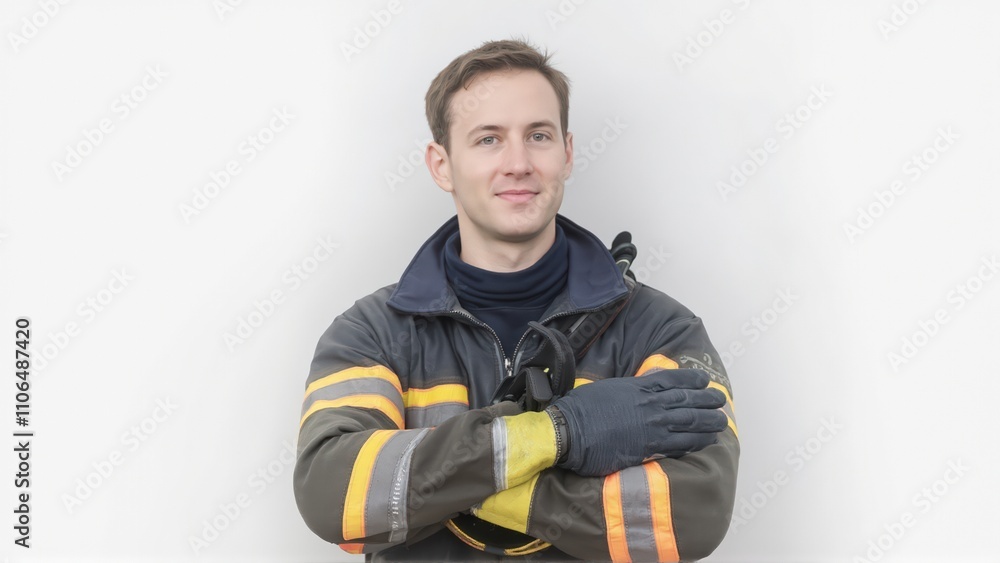 portrait of a firefighter portrait of a firefighter