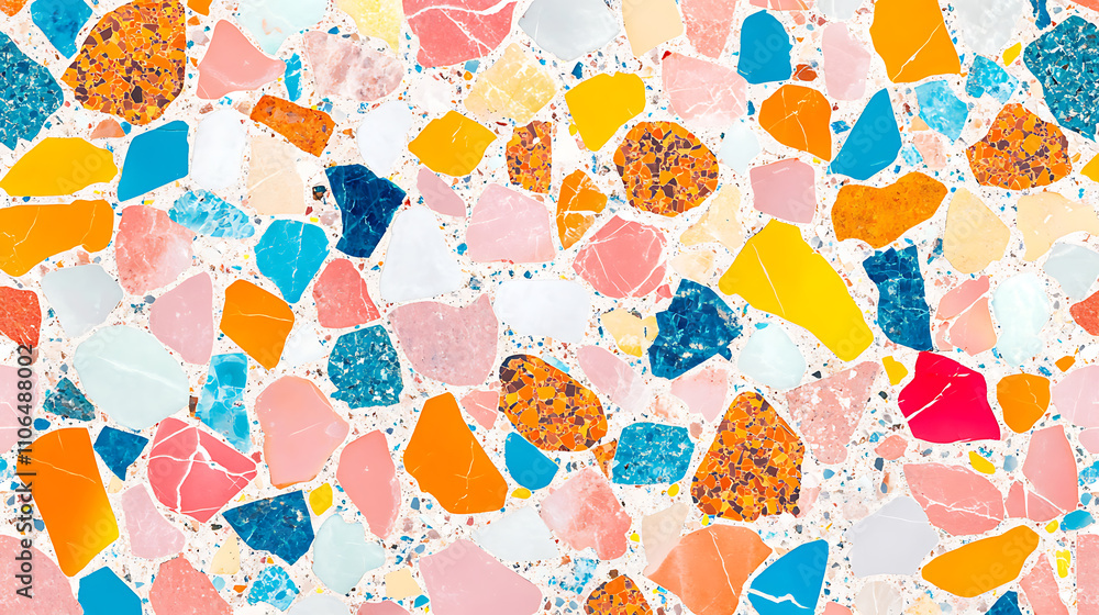 Terrazzo marble texture, mosaic stone texture and porcelain tile design with seamless pattern Terrazzo marble texture, mosaic stone texture and porcelain tile design with seamless pattern