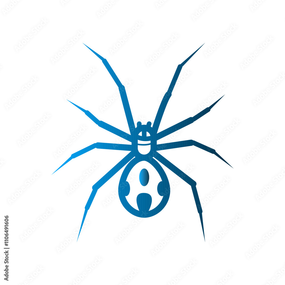 Obraz premium Spider icon template
