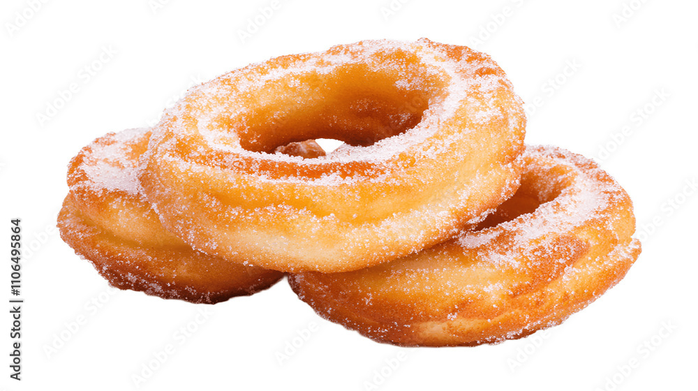 Fototapeta premium Churros Isolated on Transparent Background Cutout