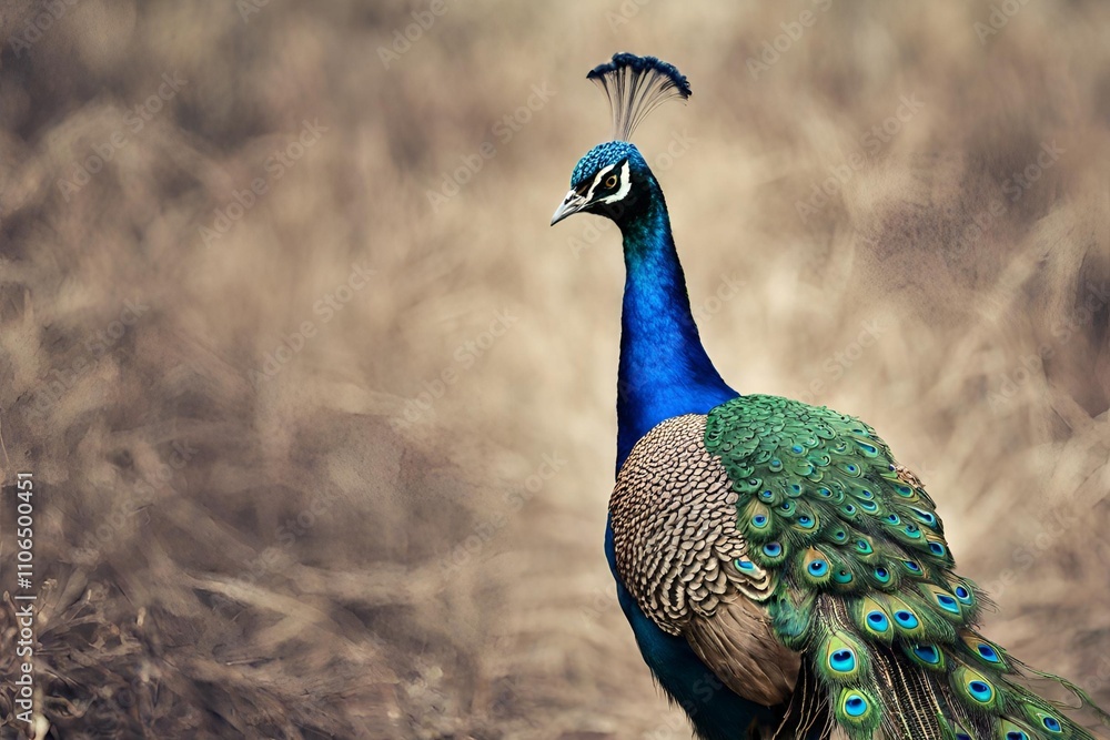 Majestic Peacock: A Vibrant Display of Feathers Majestic Peacock: A Vibrant Display of Feathers