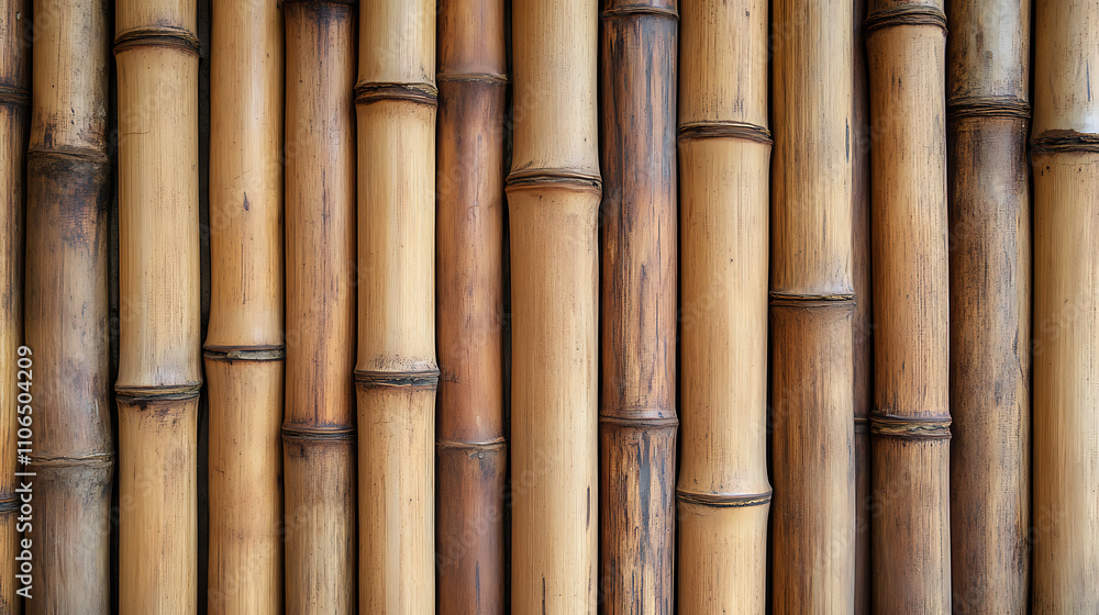 Light background of wood texture simple pattern, close-up tropical bamboo wall texture background, Flat lay, top view, copy space Light background of wood texture simple pattern, close-up tropical bamboo wall texture background, Flat lay, top view, copy space