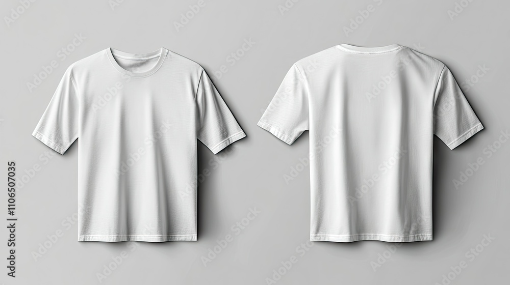 Blank Mockup Shirt on Neutral Background Blank Mockup Shirt on Neutral Background