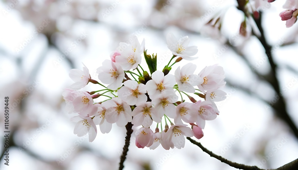 Beautiful spring cherry blossoms in a stunning sea of flowers. Beautiful spring cherry blossoms in a stunning sea of flowers.
