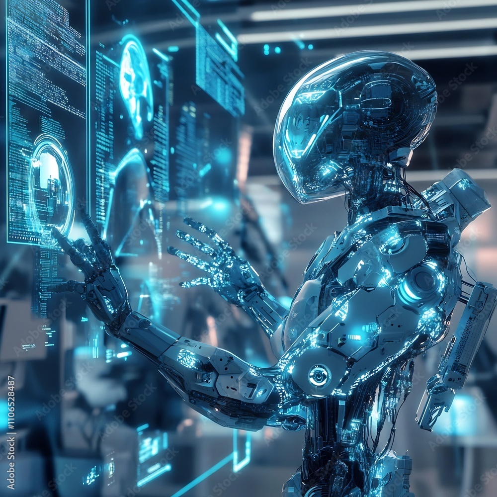 A dynamic scene featuring robotic engineering with advanced alloys flexible materials A dynamic scene featuring robotic engineering with advanced alloys flexible materials