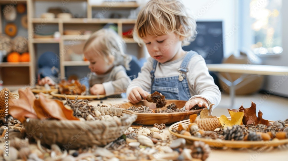 Fototapeta premium Safe Exploration: Creating a safe space for children to explore their surroundings, fostering independence and self-confidence while maintaining their safety. 