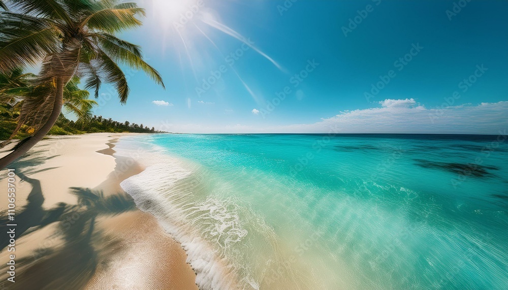 Fototapeta premium The beach is a perfect spot for picnics and gatherings. 