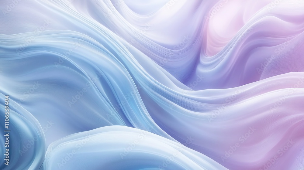 Abstract Pastel Wave Swirls: Soft Blue and Purple Gradient Texture Abstract Pastel Wave Swirls: Soft Blue and Purple Gradient Texture
