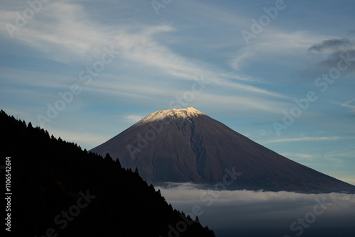 富士宮市から見た富士山