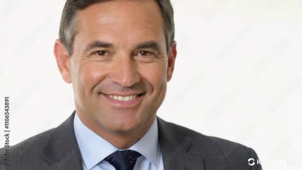 Smiling confident 40 years old professional businessman in formal jacket posing alone in office. Corporate leader, mature man executive manager looking at camera, head shot close up portrait.
Smiling confident 40 years old professional businessman in formal jacket posing alone in office. Corporate leader, mature man executive manager looking at camera, head shot close up portrait.