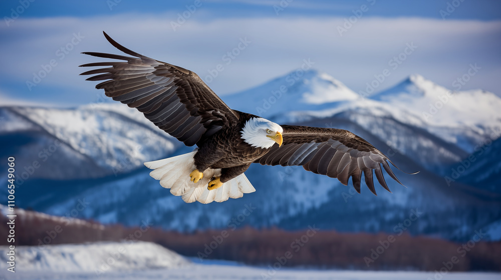 Obraz premium Majestic Bald Eagle