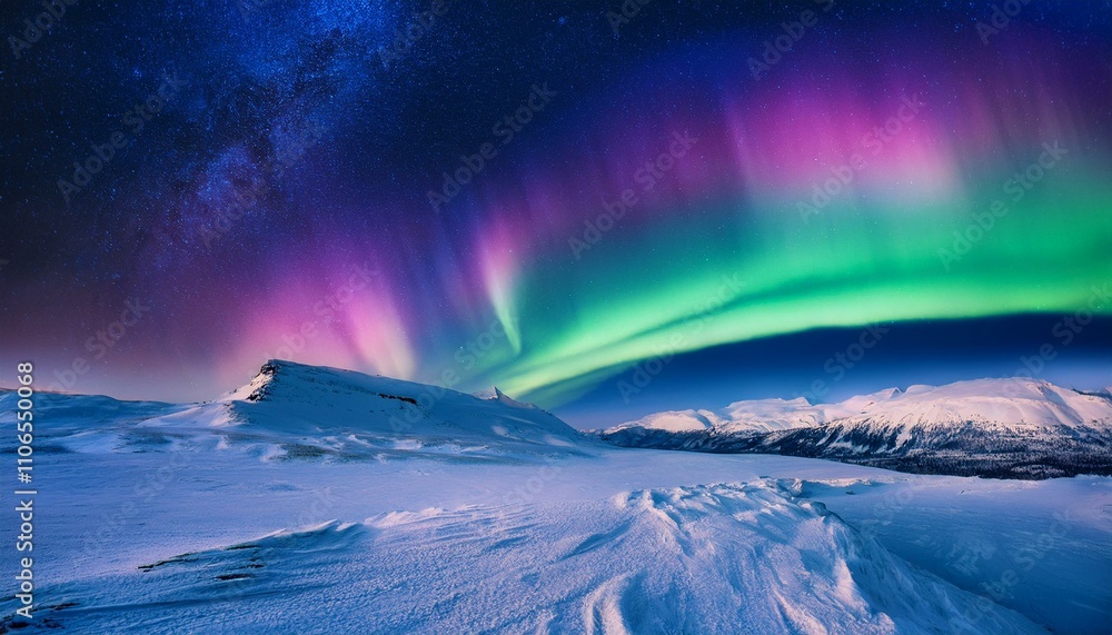 Fototapeta premium The night sky becomes a source of inspiration and reflection. 