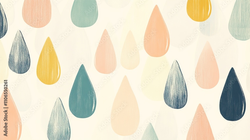 Abstract Pastel Raindrops: A Soft, Textured Pattern of Earthy Hues Abstract Pastel Raindrops: A Soft, Textured Pattern of Earthy Hues