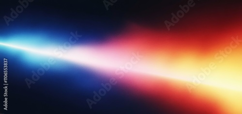 Gradient background blue purple red yellow abstract glowing texture wave dark noise design