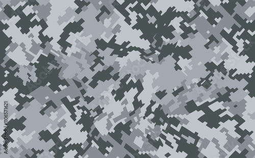 seamless camo pattern for hunting apparel 
