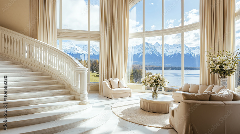 Fototapeta premium Modern building interior