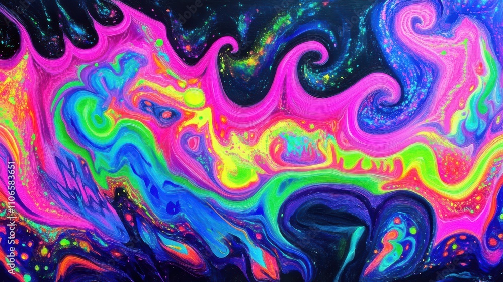 Vibrant swirls of pink, blue, and purple light flow gracefully against a dark backdrop, creating an engaging display of color and motion that captivates the eye. Vibrant swirls of pink, blue, and purple light flow gracefully against a dark backdrop, creating an engaging display of color and motion that captivates the eye.