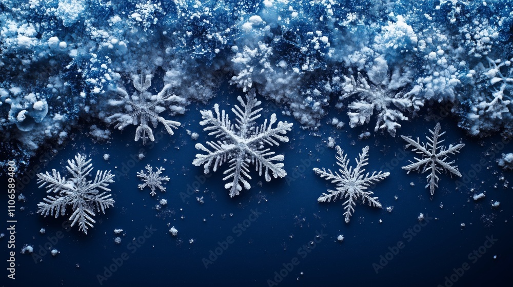 Captivating Snowflakes Creating a Winter Wonderland Scene Captivating Snowflakes Creating a Winter Wonderland Scene