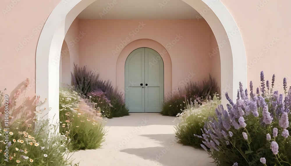 Fototapeta premium entrance to the garden
