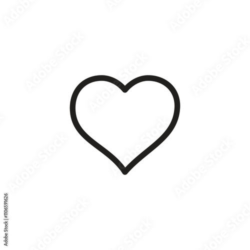 Love Heart Symbol Icon. love icon