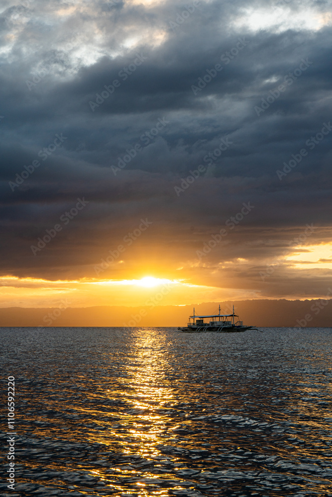 sunset in the sea sunset in the sea