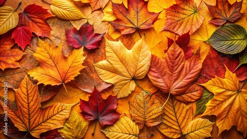 Wallpaper Mural A symphony of autumn hues, where vibrant reds, warm yellows, and deep oranges intertwine in a captivating display of nature's artistry. Torontodigital.ca