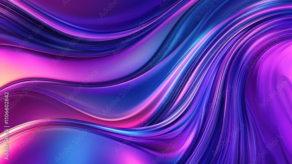 Abstract Purple Blue Swirling Wave Pattern Design Abstract Purple Blue Swirling Wave Pattern Design
