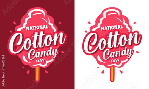 national cotton candy day with sweet cotton candy