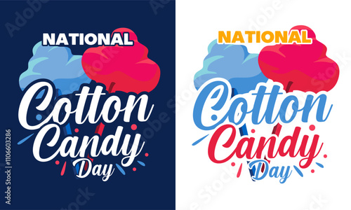 national cotton candy day with sweet cotton candy