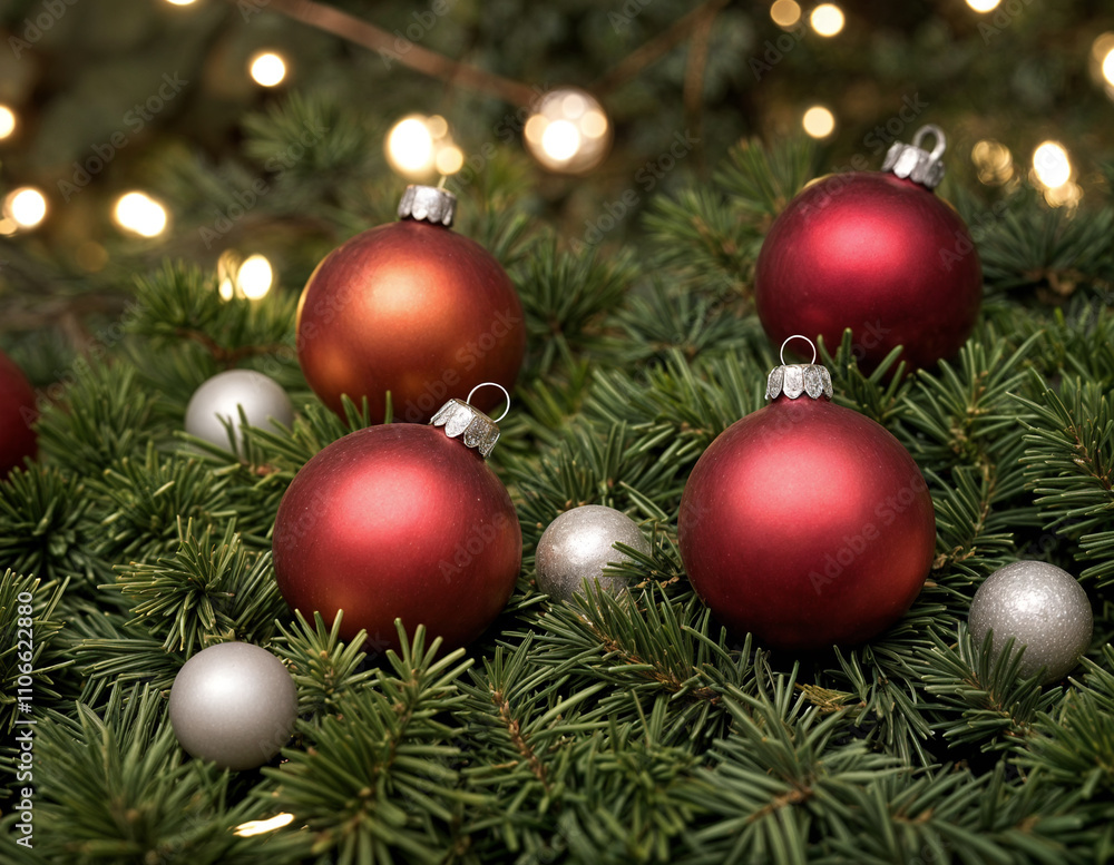 Obraz premium nolling photography of an Christmas decorations - generated by ai
