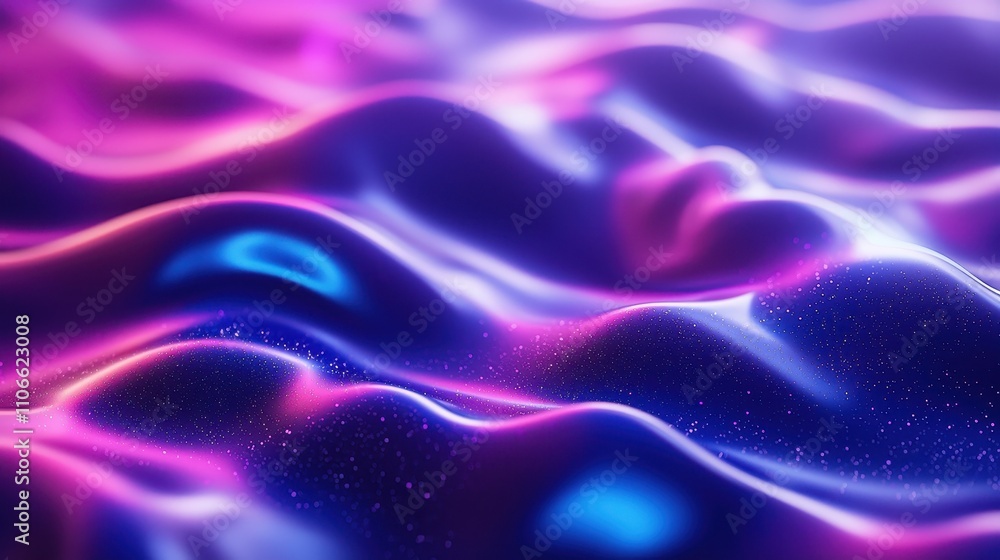 Obraz premium Abstract Purple Blue Wave Background Texture