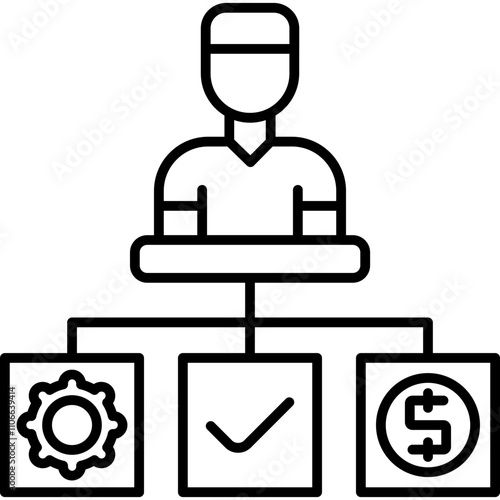 Organization Structure Icon