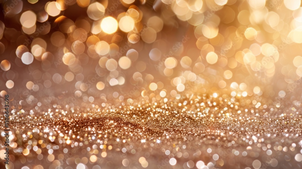 Sparkling gold bokeh background. Sparkling gold bokeh background.