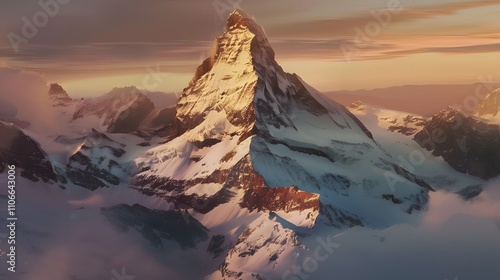 the Matterhorn one of the most beautiful mountain  photo